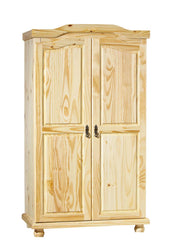 Kleiderschrank Dielenschrank Genf Kiefer Massivholz