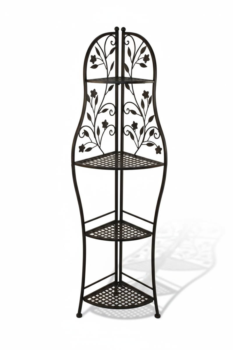 Eisenregal Eckregal Metallregal RANDOLPHI klappbar antik