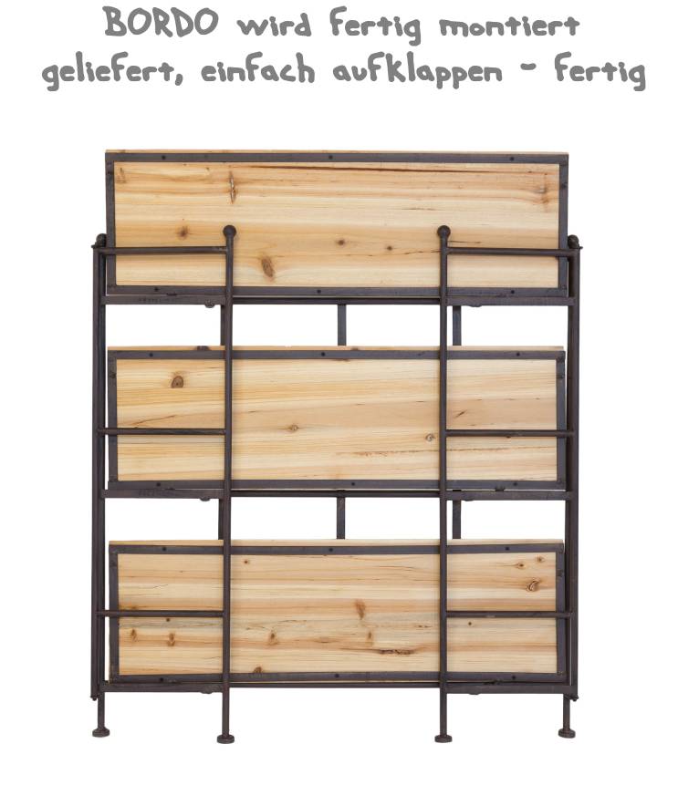 BORDO 96 wird fertig montiert geliefert