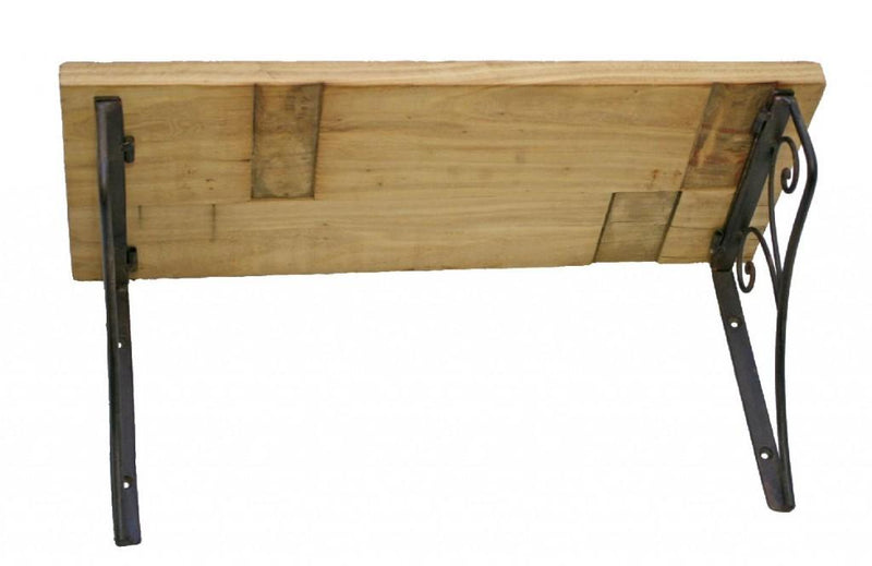Wandkonsole Wandboard Mensola mit Ulme Altholz
