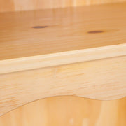 Buffet Vitrine TOSCANA Kiefer Massivholz Küchenbuffet natur lackiert