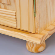 Buffet Vitrine TOSCANA Kiefer Massivholz Küchenbuffet natur lackiert
