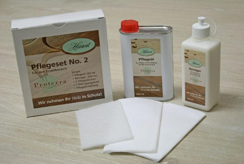 Proterra Möbelpflege Holzpflegeset No. 2 5-tlg für geölte Oberflächen