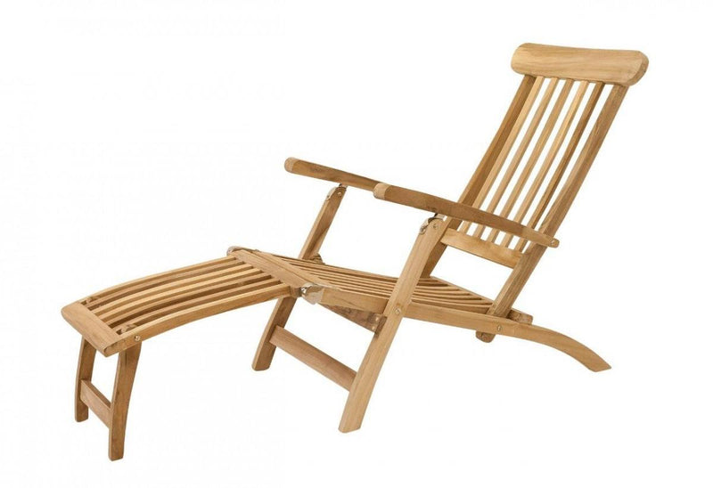 Deckchair Liegestuhl Titanic in premium Teak Beschläge Edelstahl