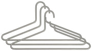 Kleiderbügel Senza Edelstahl 3er Set