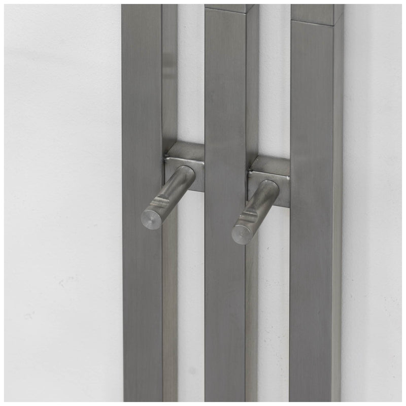Wandgarderobe Senza 1 in Edelstahl von Spinder
