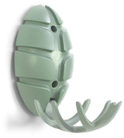 Spinder BUG Garderobe in Silky Taupe, skandinavisches Design aus ABS und Zamack