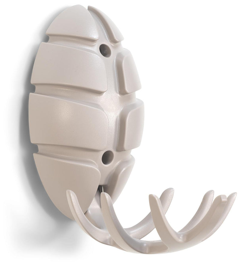 Spinder BUG Garderobe: Skandinavisches Design, ABS & Zamack, Silky Taupe