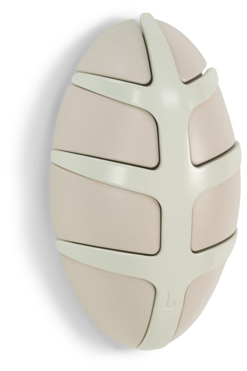 Spinder BUG Garderobe in Silky Taupe, skandinavisches Design aus ABS und Zamack