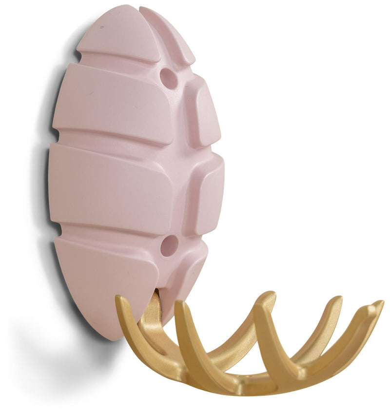 Spinder BUG Garderobe: Skandinavisches Design, ABS & Zamack, Silky Taupe