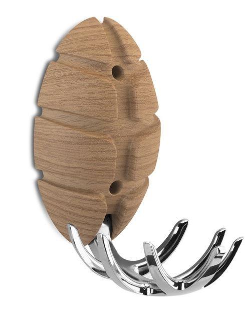 Wandgarderobe Garderobe BUG Eiche Hell Chrom von Spinder