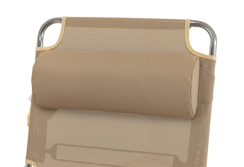 Nackenrolle Taupe passend zu Amigo Sonnenliegen
