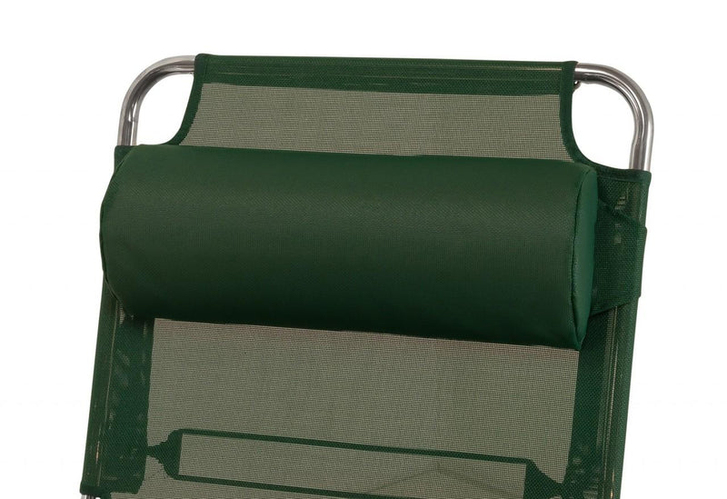 Nackenrolle dunkelgrün passend zu Gartenliege Amigo