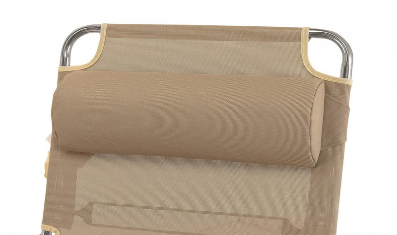 Nackenrolle BIG Taupe für Fiam Amigo BIG und XXL Gartenliegen