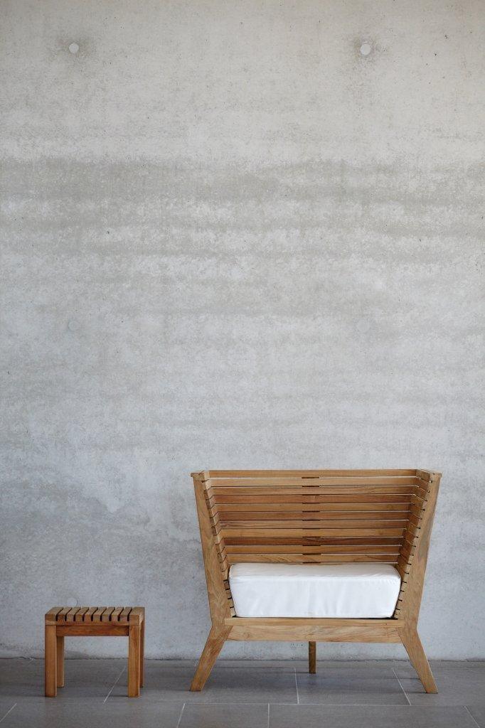 Gartenhocker Hocker Beistelltisch Tisch Teak NICE von Jan Kurtz Möbel