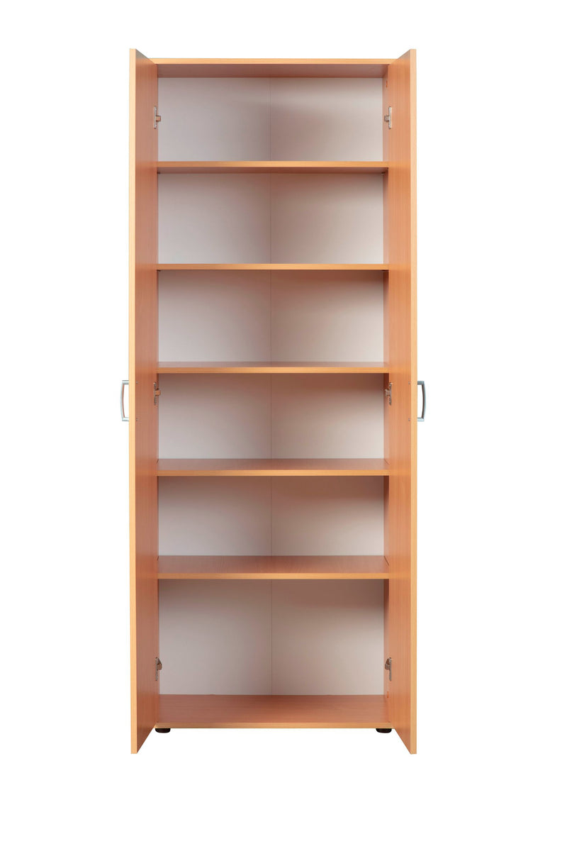 Büroschrank VETRA Aktenschrank 2 Türen 5 Fachböden in Buche Optik