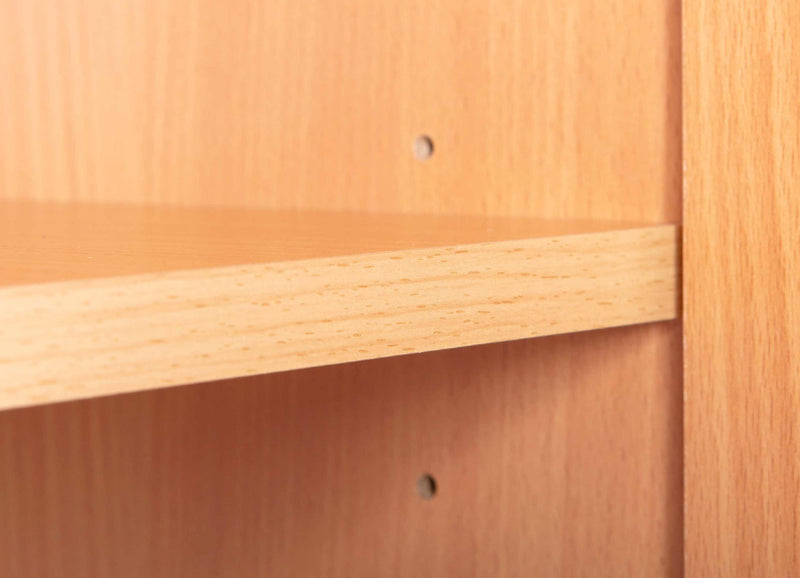 Büroschrank VETRA Aktenschrank 2 Türen 5 Fachböden in Buche Optik