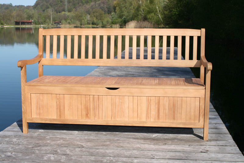 Gartenbank mit Stauraum | 4-Sitzer