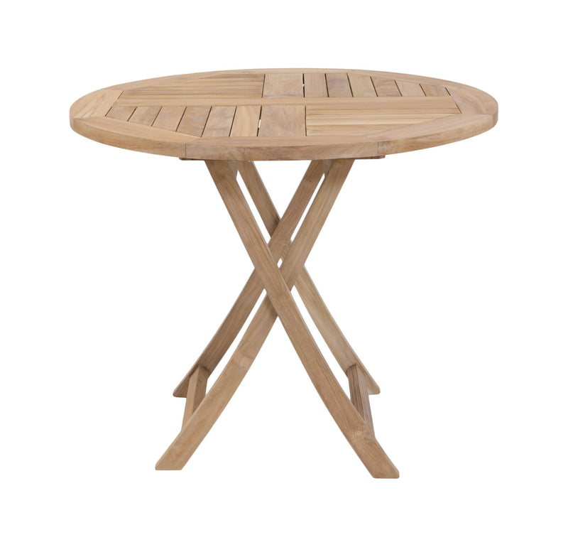 Gartentisch Klapptisch Paris in premium Teak rund D 90