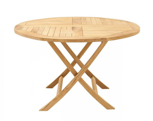 Gartentisch Klapptisch Paris in premium Teak rund D 120