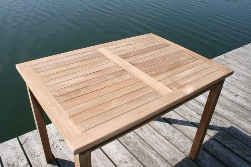 Gartentisch Paris in premium Teak 100 x 70 cm