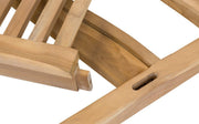 Stabile 2-sitzer Gartenbank Kingsbury in Premium Teak 120 cm