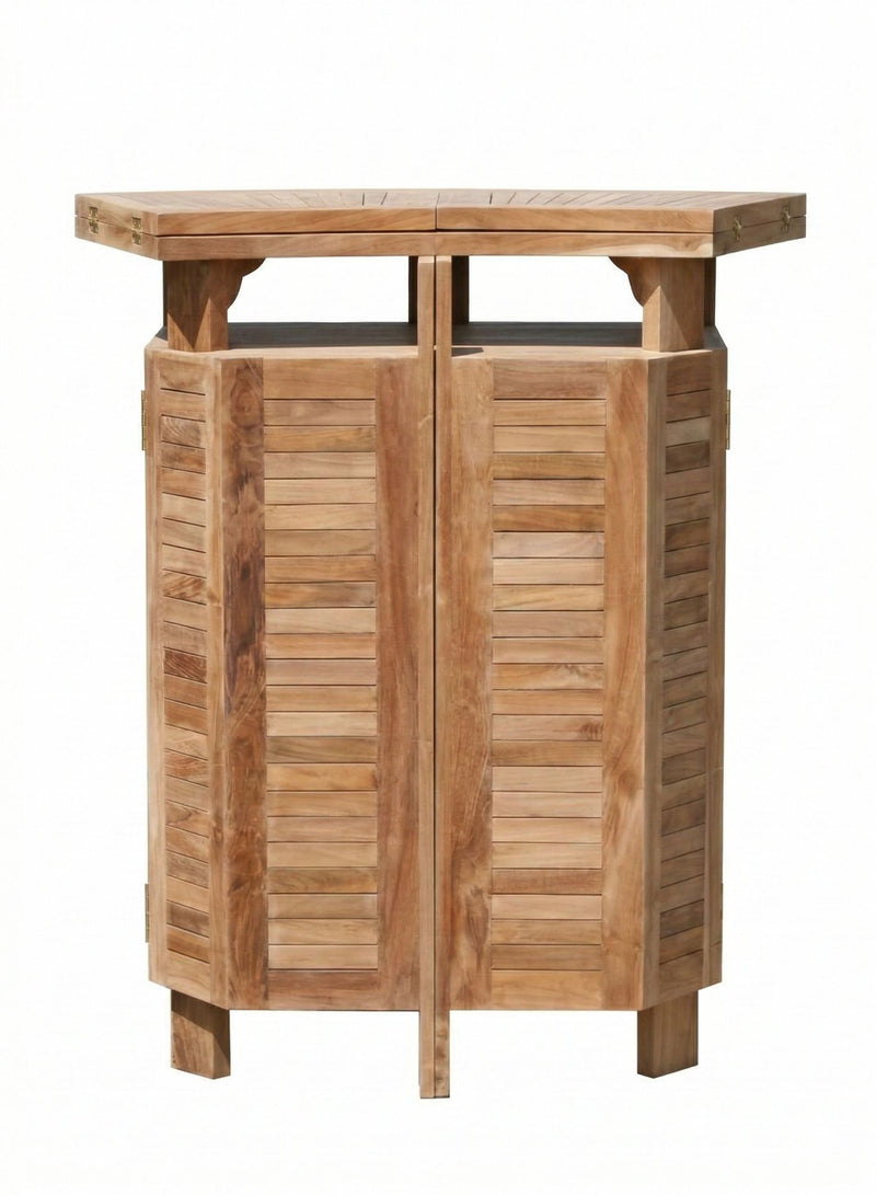 Bar Gartenbar Hausbar Poolbar in premium Teak zusammenklappbar