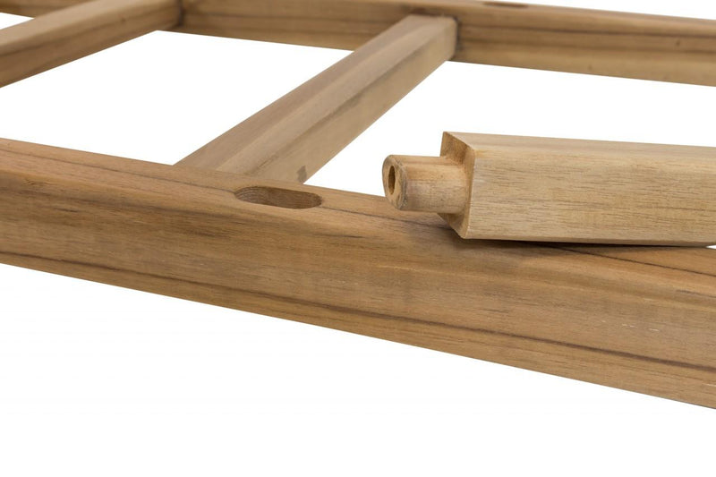 Bar Stuhl Barhocker in Teak für den Garten oder Terasse
