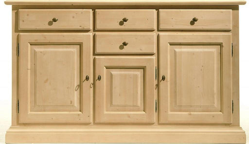 Anrichte Brunico Sideboard 3 Türen Fichte Massivholz lackiert
