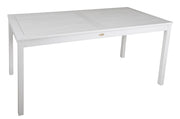 Tisch Gartentisch Malmö 165 x 80 cm Eukalyptus White washed