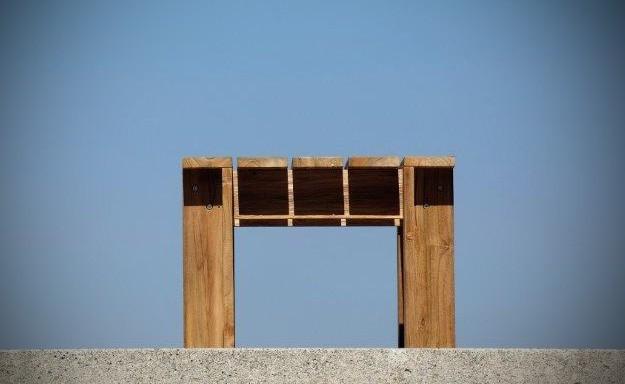 Gartentisch Teak Tisch BATTEN Jan Kurtz Beistelltisch zu Loungegruppe