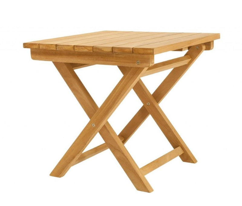 Klapptisch Beistelltisch FIJI Gartenhocker aus Teak von Jan Kurtz