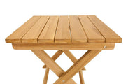 Klapptisch Beistelltisch FIJI Gartenhocker aus Teak von Jan Kurtz