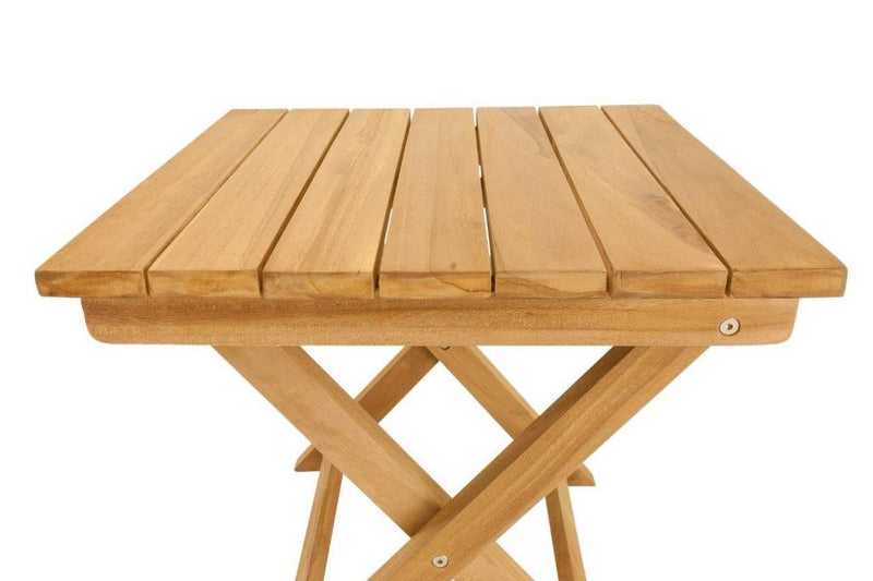 Klapptisch Beistelltisch FIJI Gartenhocker aus Teak von Jan Kurtz