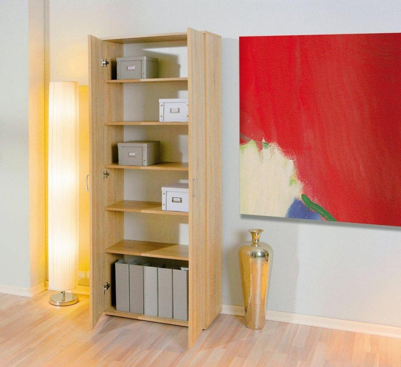 Büroschrank Aktenschrank GALLO Sonoma Eiche 5 Fachböden