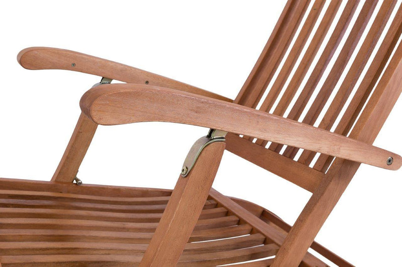 Deckchair Liegestuhl aus 100% FSC Eukalyptus