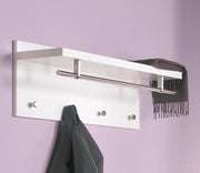 Garderobe Wandgarderobe Tablo Weiss Hochglanz