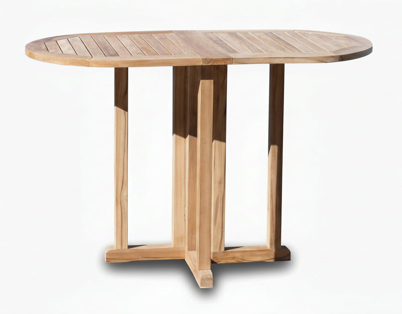 Balkontisch Klapptisch Gartentisch aus Teak 120 x 65 cm