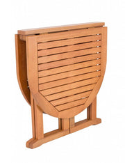 Gartentisch Balkontisch klappbar 120 x 70 cm oval aus FSC Eukalyptus