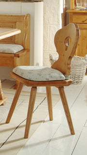 Stuhl Bozen Esszimmerstuhl im Landhausstil Fichte Massivholz lackiert
