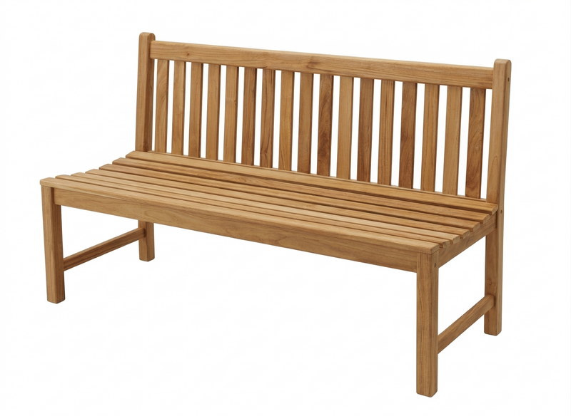 Stabile Bank Gartenbank Picadelly 150 cm in Premium Teak ohne Armlehne