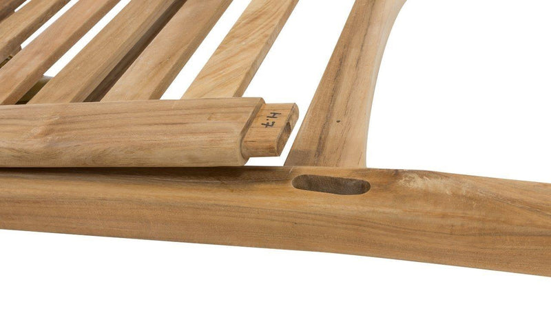 Stabile Bank Gartenbank Picadelly 120 cm in Premium Teak ohne Armlehne