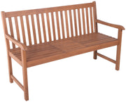 Gartenbank PADANG mit hochklappbarem Tisch aus 100% Eukalyptus