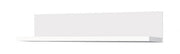 Wandboard SNOW Wandregal 110 cm Weiß matt Forte