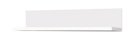Wandboard SNOW Wandregal 110 cm, Weiß matt, Forte in Gesamtansicht von vorne.