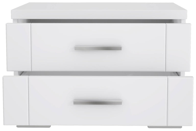 Jugendzimmer SNOW Komplett-Set 6-tlg. Bett 90 cm Weiß