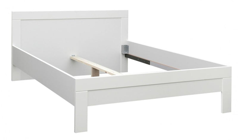 Jugendzimmer SNOW Komplett-Set 7-tlg. Bett 140 cm Weiß matt von Forte