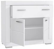 Jugendzimmer SNOW Weiß | Komplett-Set 7-tlg. mit Bett 140x200 | Forte