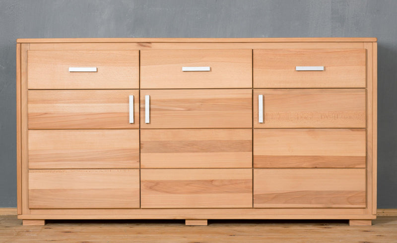 Sideboard Anrichte Genf 3-türig Kernbuche Massivholz geölt