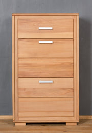Schuhschrank Schuhkipper Genf 61 cm Kernbuche massiv geölt
